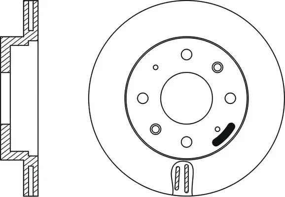 Brake Disc (FR0134V)
