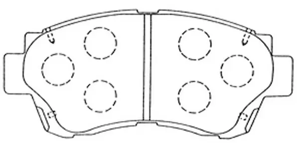 Brake Pad Set, disc brake (FP0476)