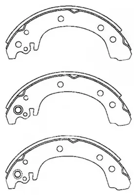 Brake Shoe Set (FT0801)