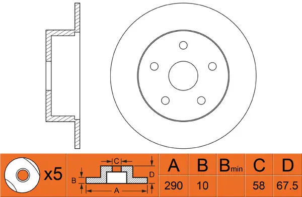 Brake Disc (FR0368)