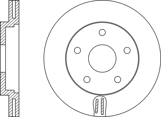 Brake Disc (FR0160V)