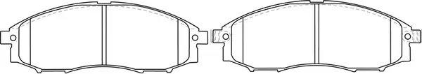 Brake Pad Set, disc brake (FP0830)