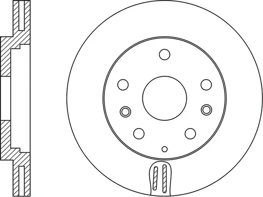 Brake Disc (FR0609V)