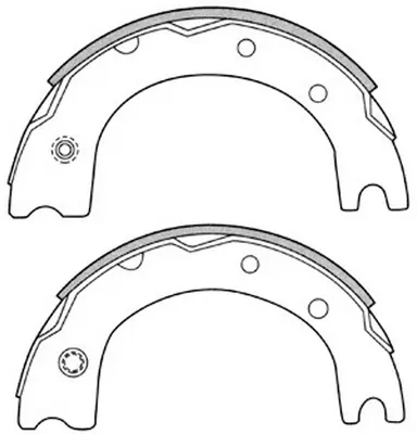 Brake Shoe Set, parking brake (FT1182)