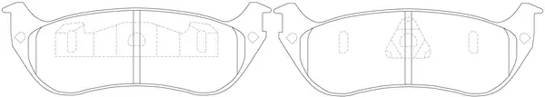 Brake Pad Set, disc brake (FP0647)