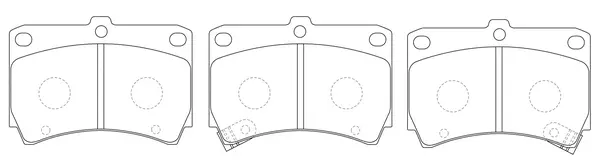 Brake Pad Set, disc brake (FP0466)