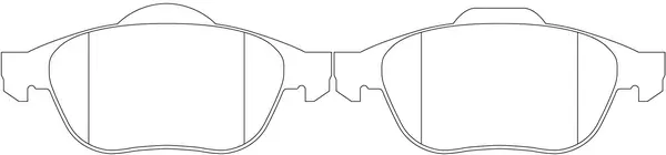 Brake Pad Set, disc brake (FP3347)