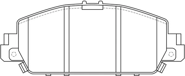 Brake Pad Set, disc brake (FP1654)