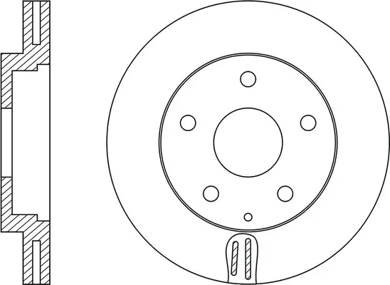 Brake Disc (FR0624V)