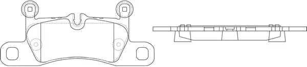 Brake Pad Set, disc brake (FP1453)
