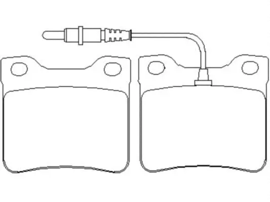 Brake Pad Set, disc brake (FP1304E)