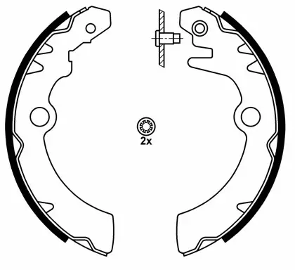 Brake Shoe Set (FT0785)