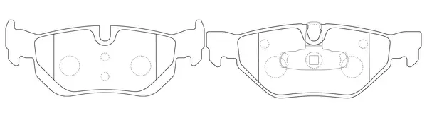 Brake Pad Set, disc brake (FP1171)