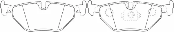 Brake Pad Set, disc brake (FP1239)