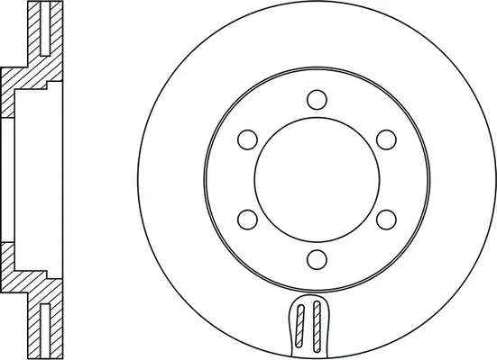 Brake Disc (FR0641V)