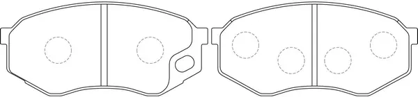 Brake Pad Set, disc brake (FP0735)