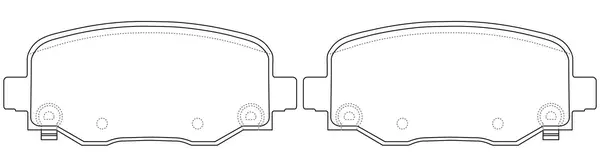 Brake Pad Set, disc brake (FP1734)