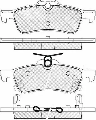Brake Pad Set, disc brake (FP1083)