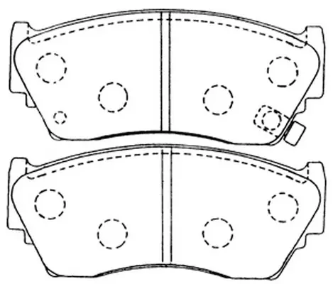 Brake Pad Set, disc brake (FP0510)