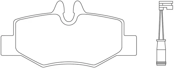 Brake Pad Set, disc brake (FP1241E)