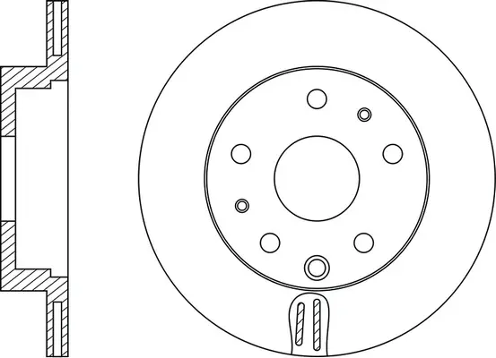Brake Disc (FR0608V)