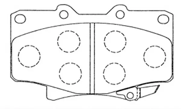 Brake Pad Set, disc brake (FP0502)