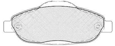 Brake Pad Set, disc brake (FP2334)