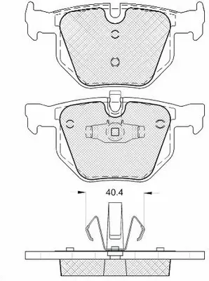 Brake Pad Set, disc brake (FP1170)