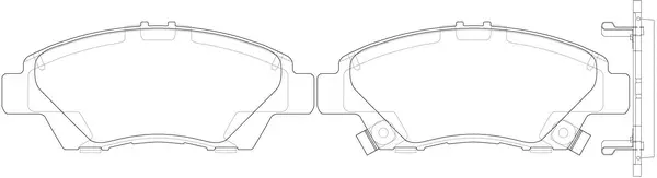 Brake Pad Set, disc brake (FP1394)