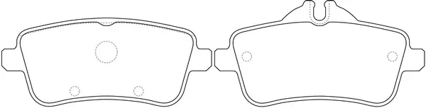 Brake Pad Set, disc brake (FP3246)