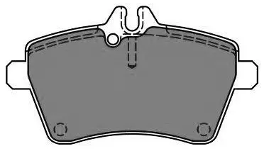 Brake Pad Set, disc brake (FP1242)