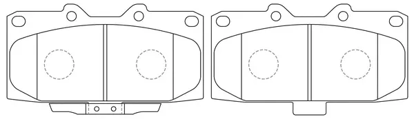 Brake Pad Set, disc brake (FP1182)