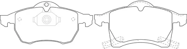 Brake Pad Set, disc brake (FP1141)