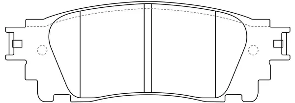 Brake Pad Set, disc brake (FP1805)