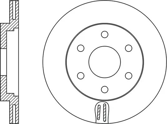 Brake Disc (FR0599V)