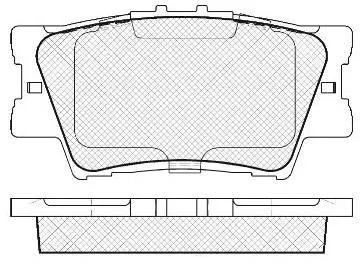 Brake Pad Set, disc brake (FP1212)