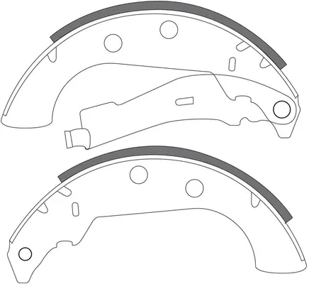 Brake Shoe Set (FT0654)