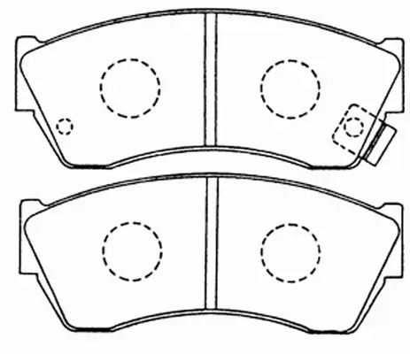 Brake Pad Set, disc brake (FP0451)