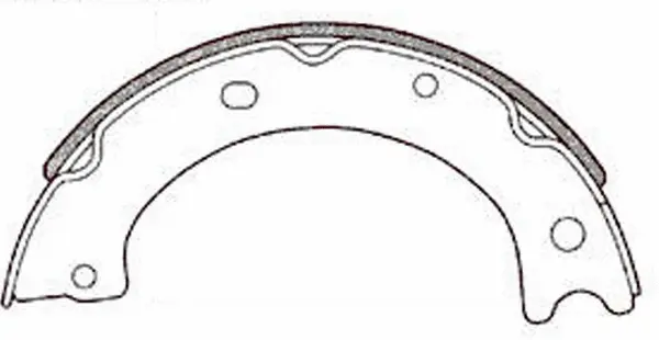 Brake Shoe Set, parking brake (FT2322)