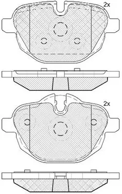 Brake Pad Set, disc brake (FP1473)