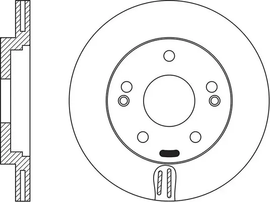 Brake Disc (FR0666V)