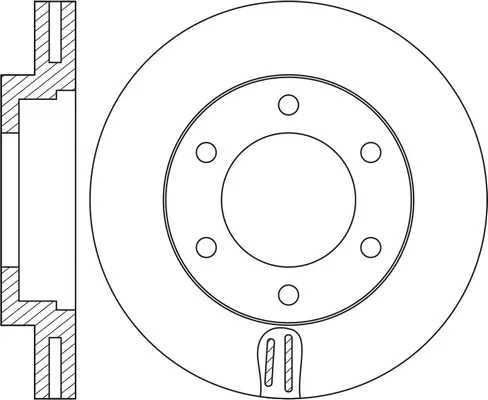 Brake Disc (FR0176V)