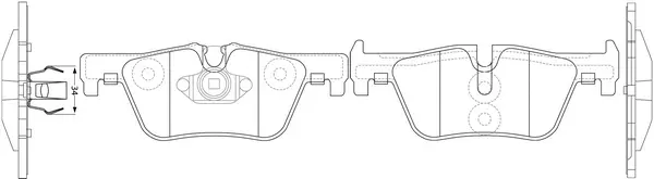 Brake Pad Set, disc brake (FP1613)