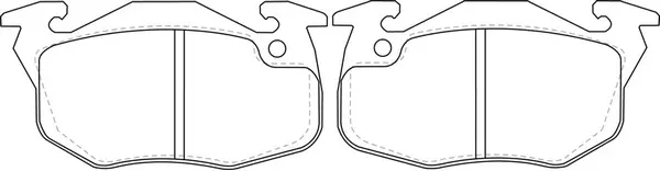 Brake Pad Set, disc brake (FP0371)