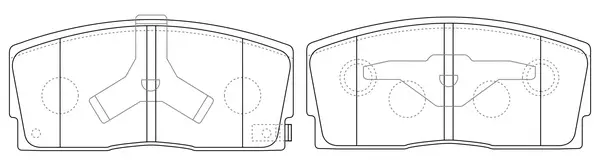 Brake Pad Set, disc brake (FP0456)
