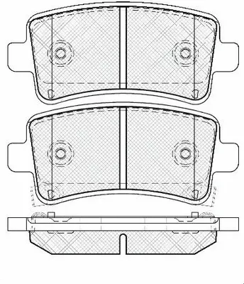 Brake Pad Set, disc brake (FP1430)
