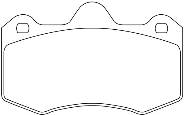 Brake Pad Set, disc brake (FP1598)
