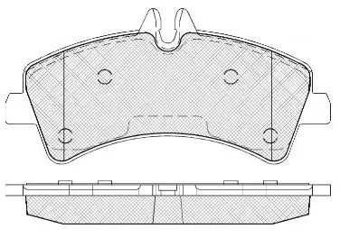 Brake Pad Set, disc brake (FP1318)