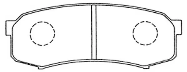Brake Pad Set, disc brake (FP0606)