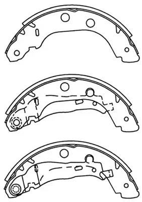 Brake Shoe Set (FT2147)